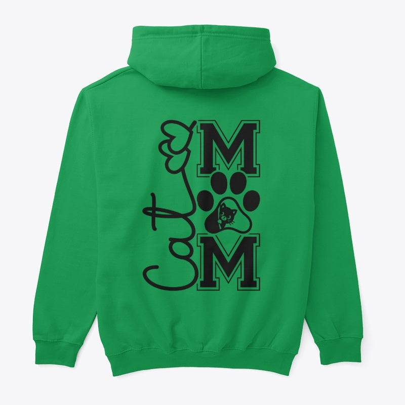 Cat Mom Hoodie – Double-Sided Design