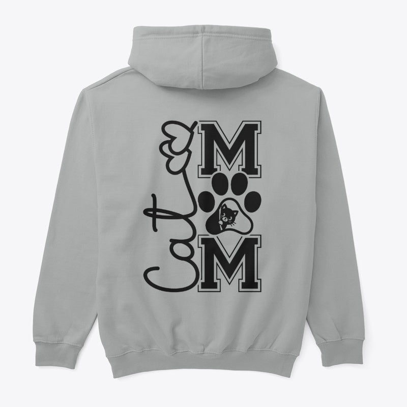 Cat Mom Hoodie – Double-Sided Design