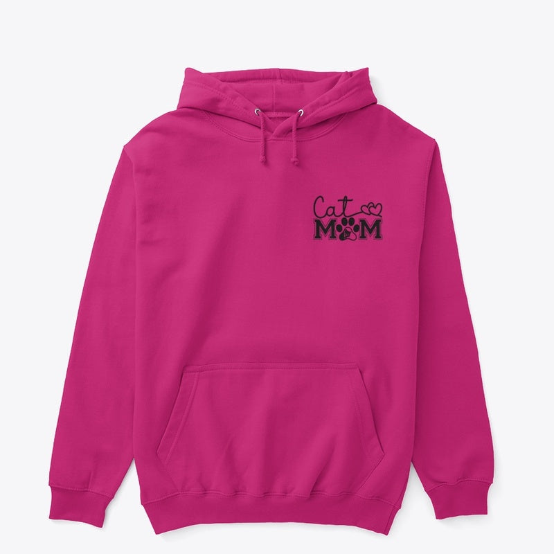 Cat Mom Hoodie – Double-Sided Design