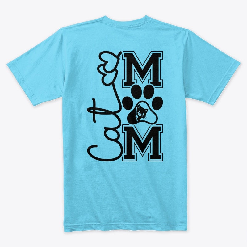 Cat Mom T-Shirt – Double-Sided Design