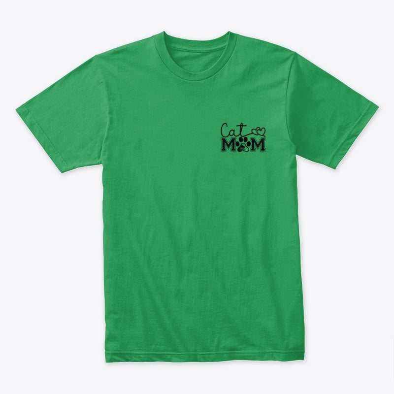 Cat Mom T-Shirt – Double-Sided Design