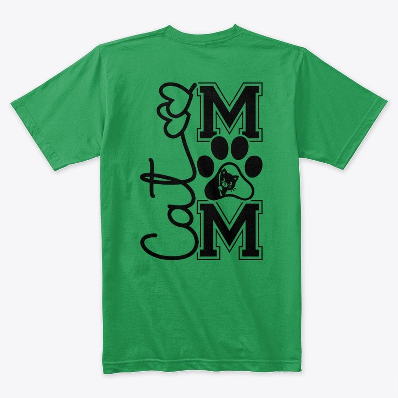 Cat Mom T-Shirt – Double-Sided Design