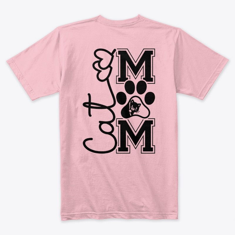Cat Mom T-Shirt – Double-Sided Design