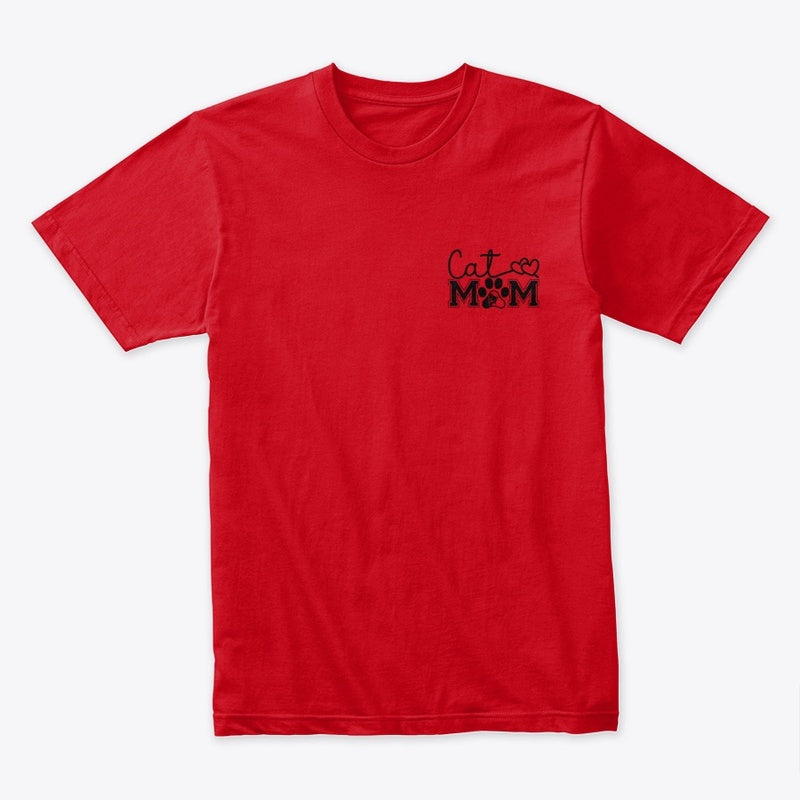 Cat Mom T-Shirt – Double-Sided Design