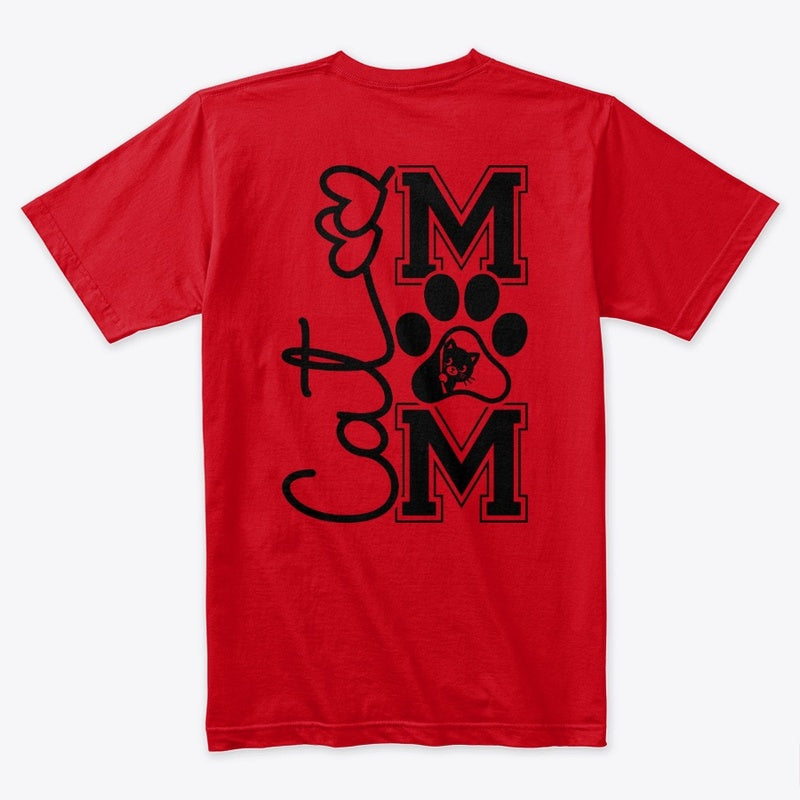 Cat Mom T-Shirt – Double-Sided Design