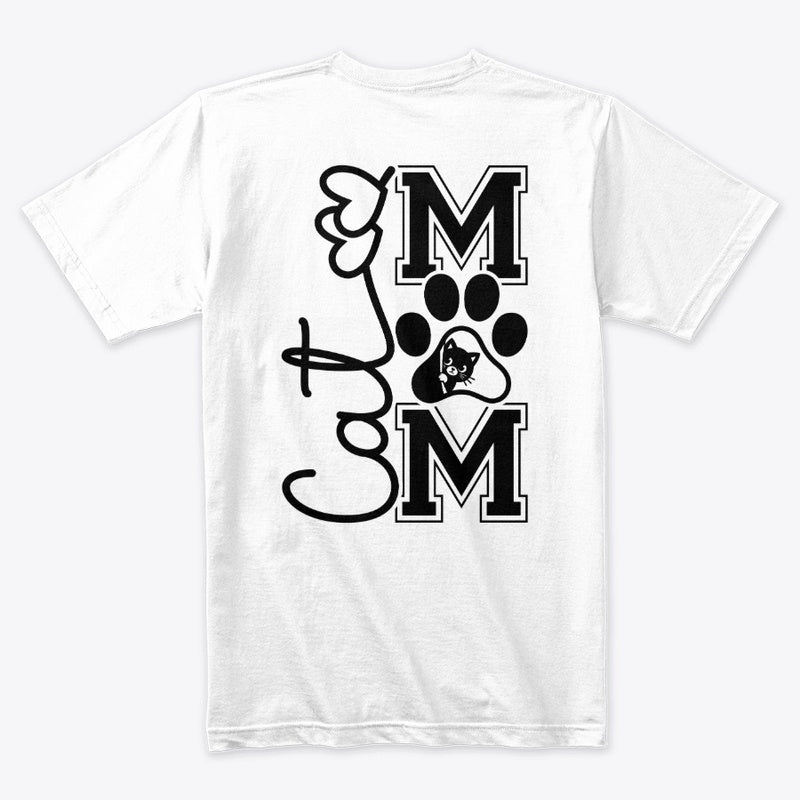 Cat Mom T-Shirt – Double-Sided Design