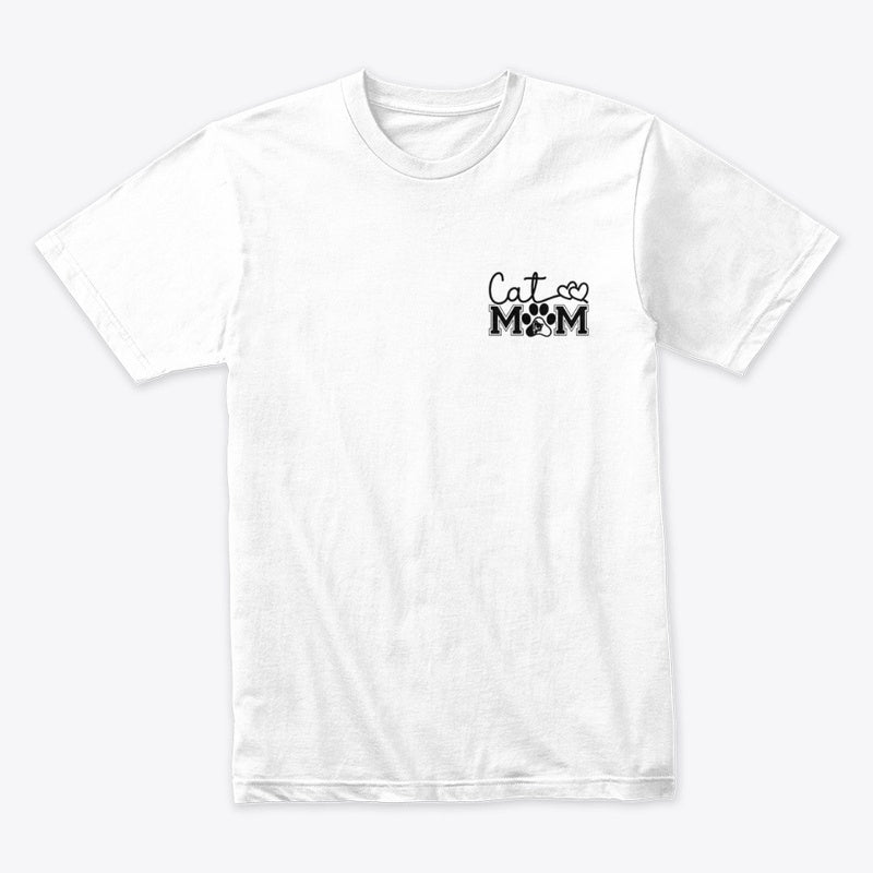 Cat Mom T-Shirt – Double-Sided Design