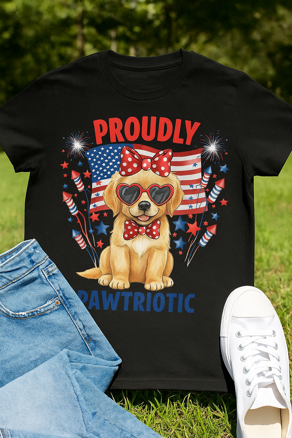 Proudly Pawtriotic T-Shirt