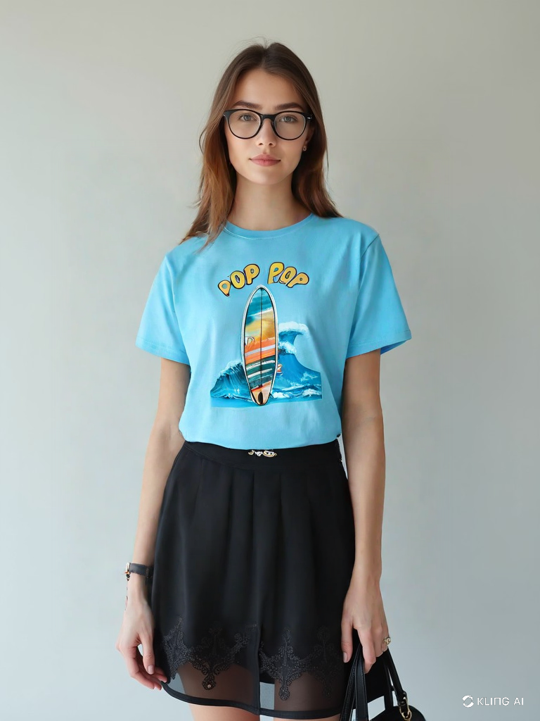 Pop Pop’s Surfing Buddy T-Shirt – Surfboard & Waves Design