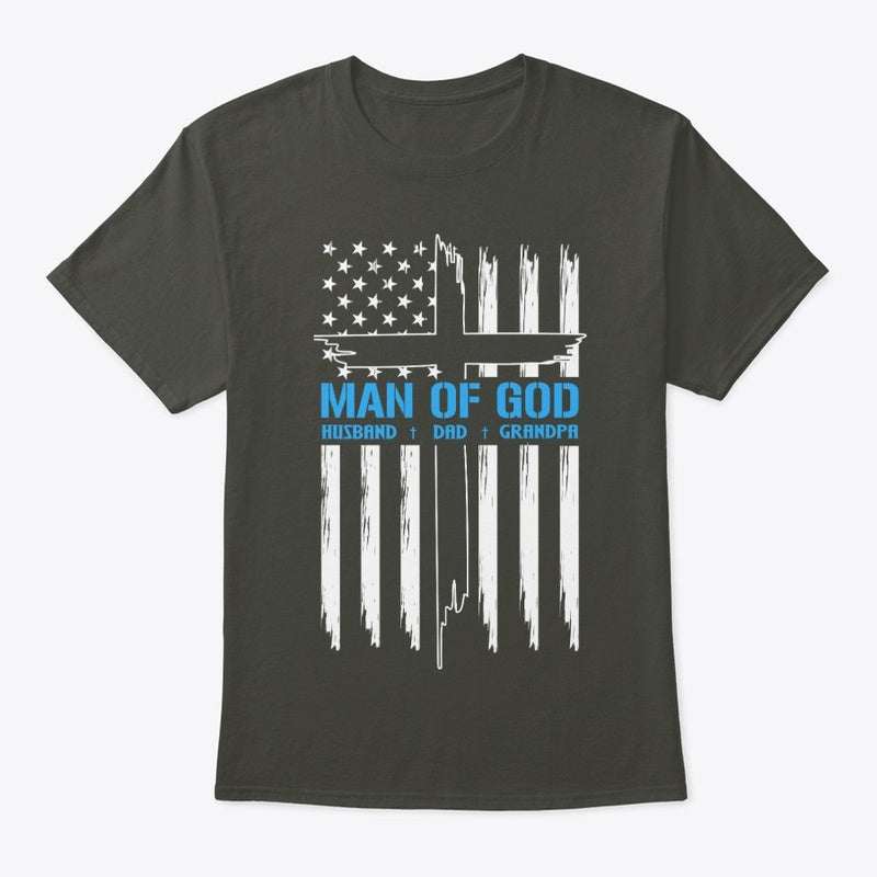 Man of God T-Shirt – Christian Patriotic Tee