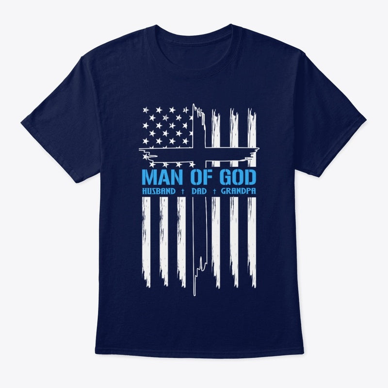 Man of God T-Shirt – Christian Patriotic Tee