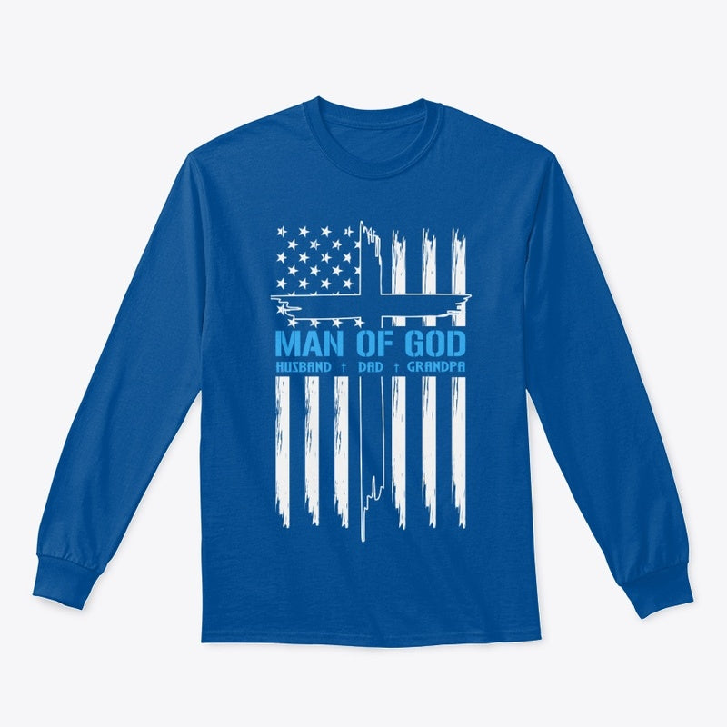 Man of God Sweater shirt – Christian Patriotic Apparel