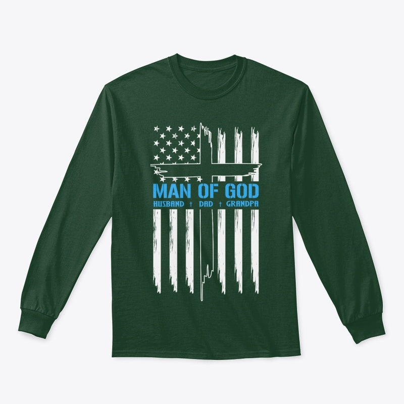 Man of God Sweater shirt – Christian Patriotic Apparel