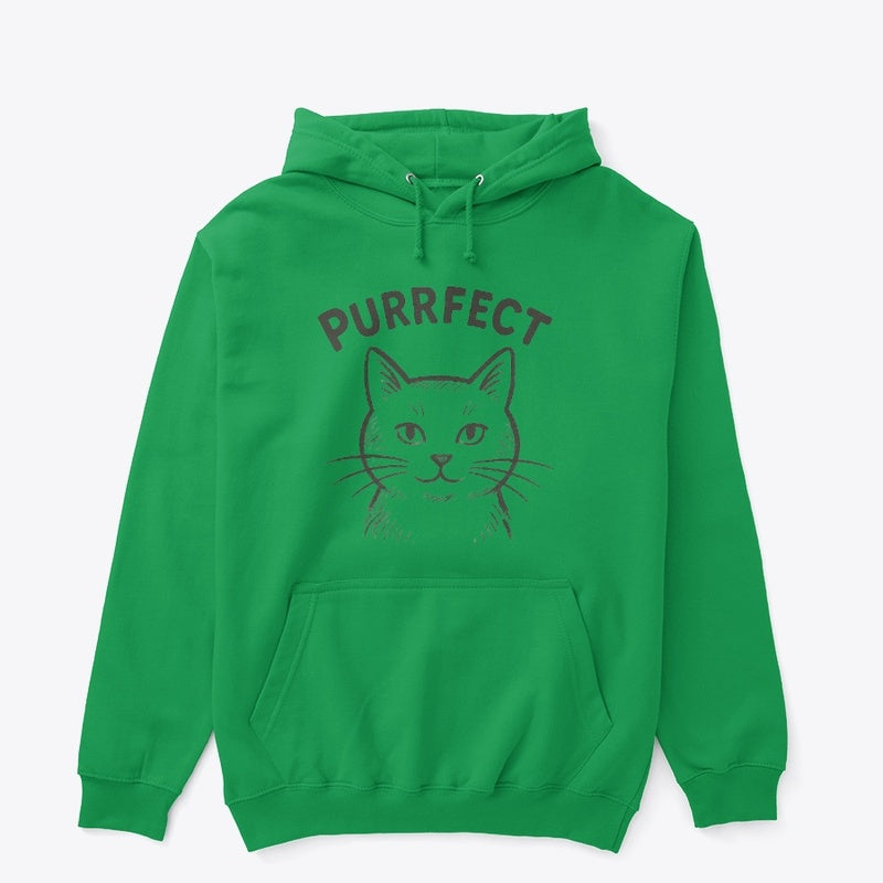 Purrfect Cat Lover Hoodie