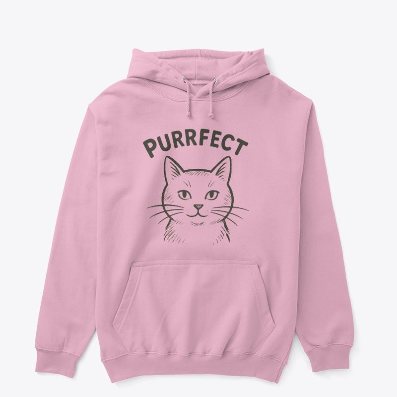 Purrfect Cat Lover Hoodie