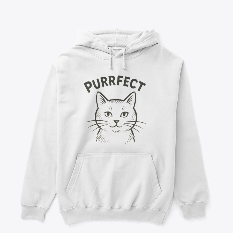 Purrfect Cat Lover Hoodie