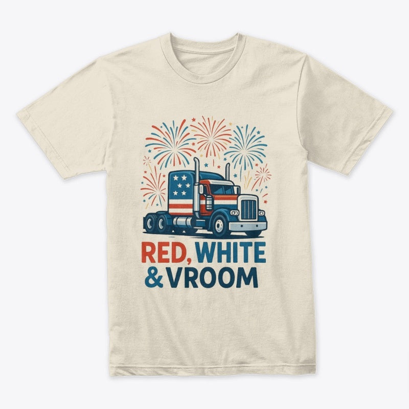 Red, White & Vroom T-Shirt