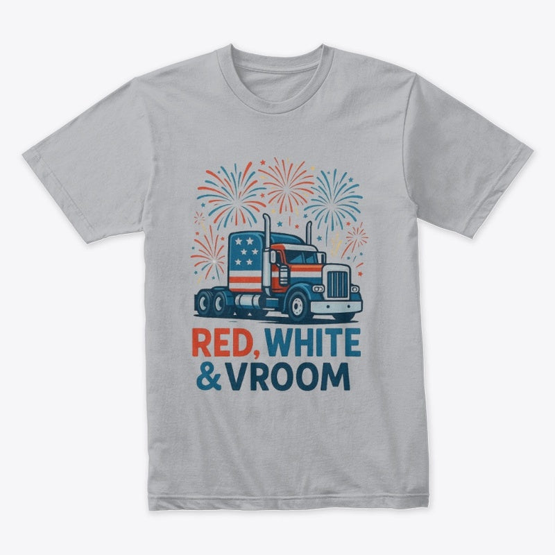 Red, White & Vroom T-Shirt