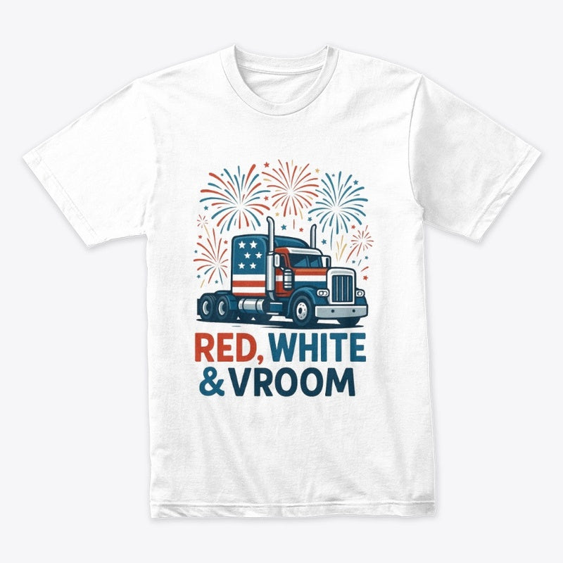 Red, White & Vroom T-Shirt