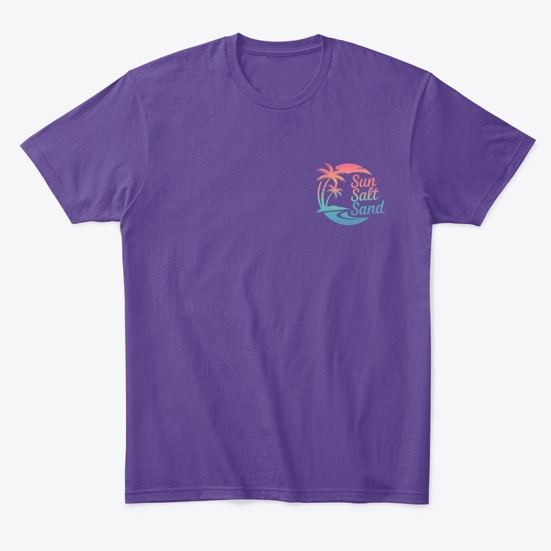 Sun Salt Sand Tropical Sunset T-Shirt – Front & Back Print
