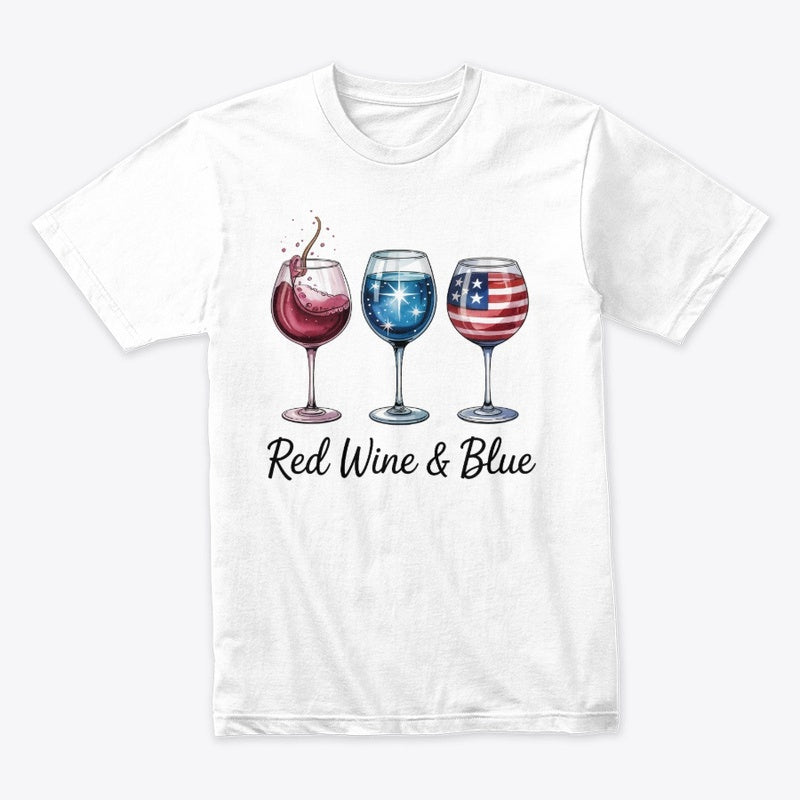 Red Wine & Blue T-Shirt