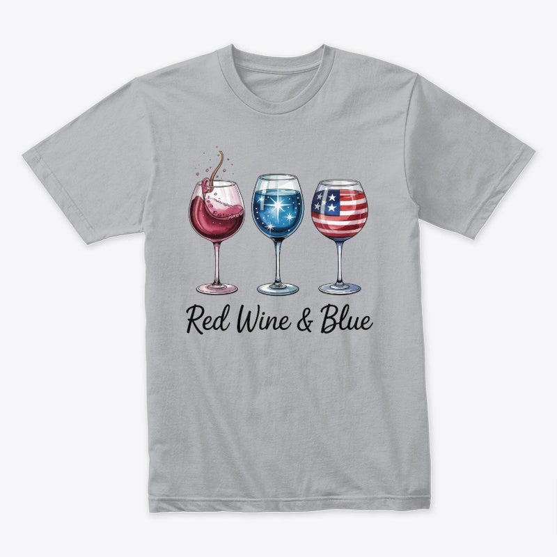 Red Wine & Blue T-Shirt