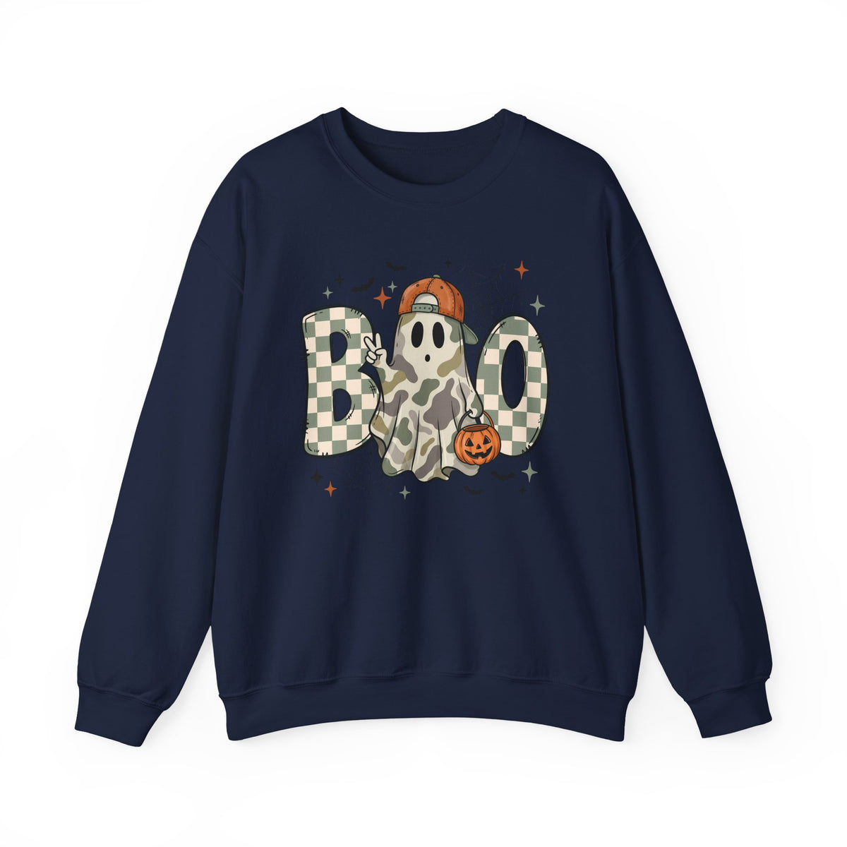 BOO Ghost Halloween Sweatshirt