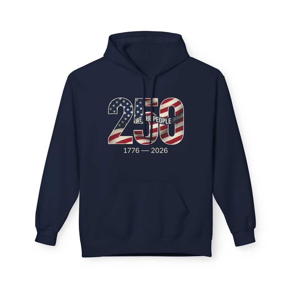 America 250 Hoodie – We The People 1776–2026 Patriotic Anniversary Pullover