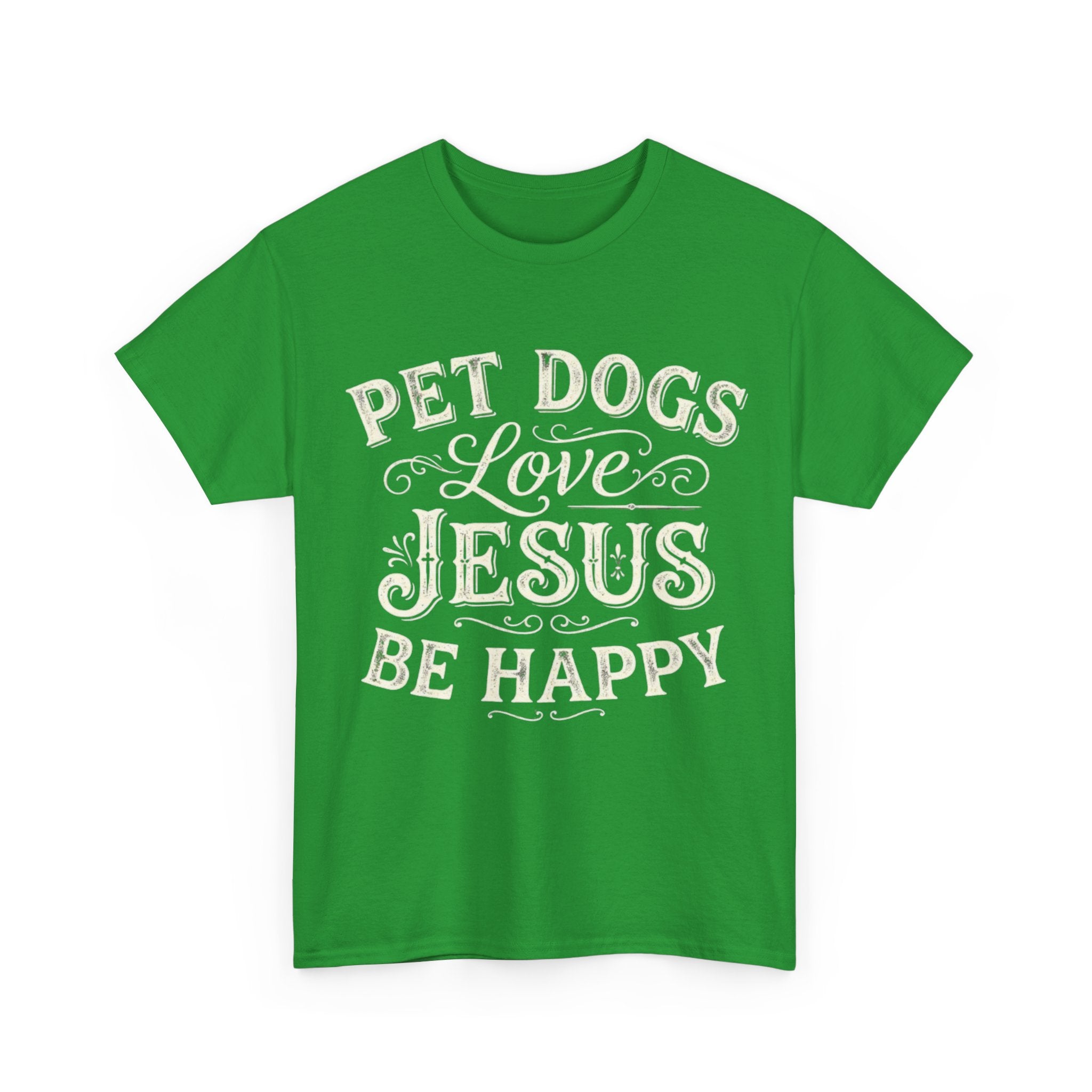 Pet Dogs Love Jesus Tee — Faith & Dog Lover Christian T-Shirt