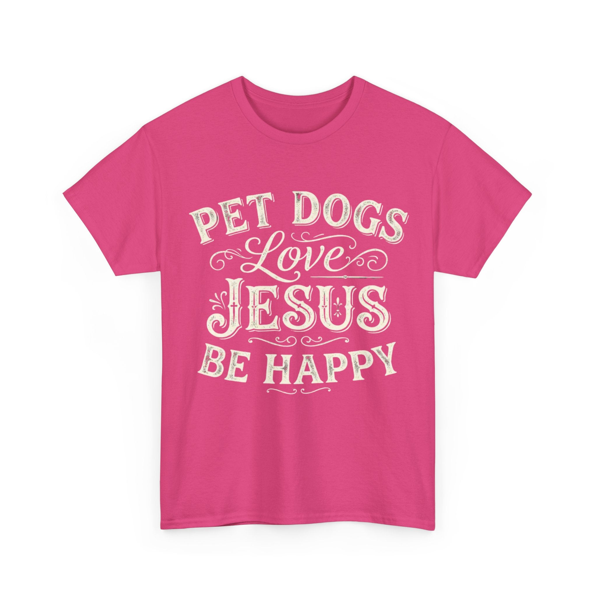 Pet Dogs Love Jesus Tee — Faith & Dog Lover Christian T-Shirt