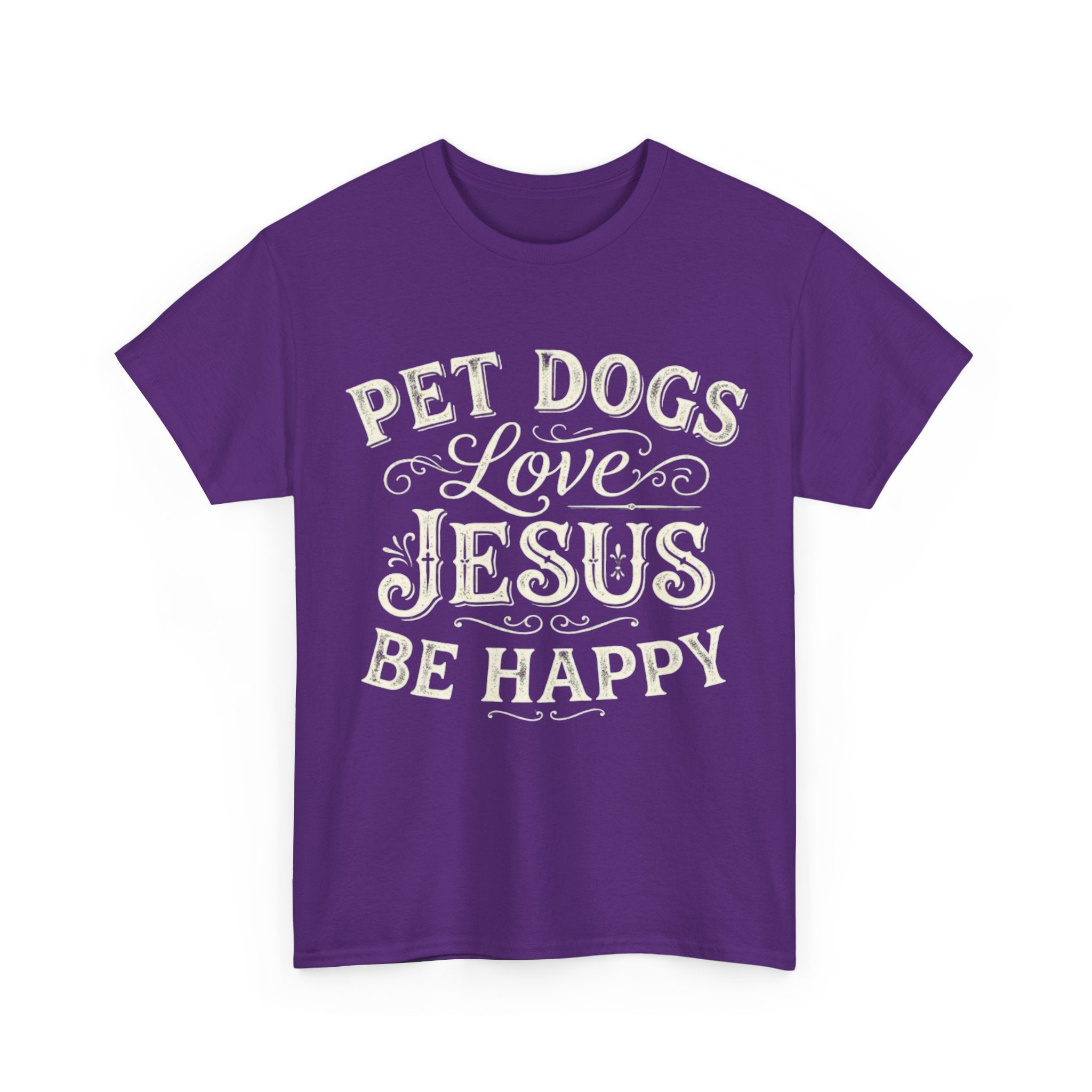 Pet Dogs Love Jesus Tee — Faith & Dog Lover Christian T-Shirt