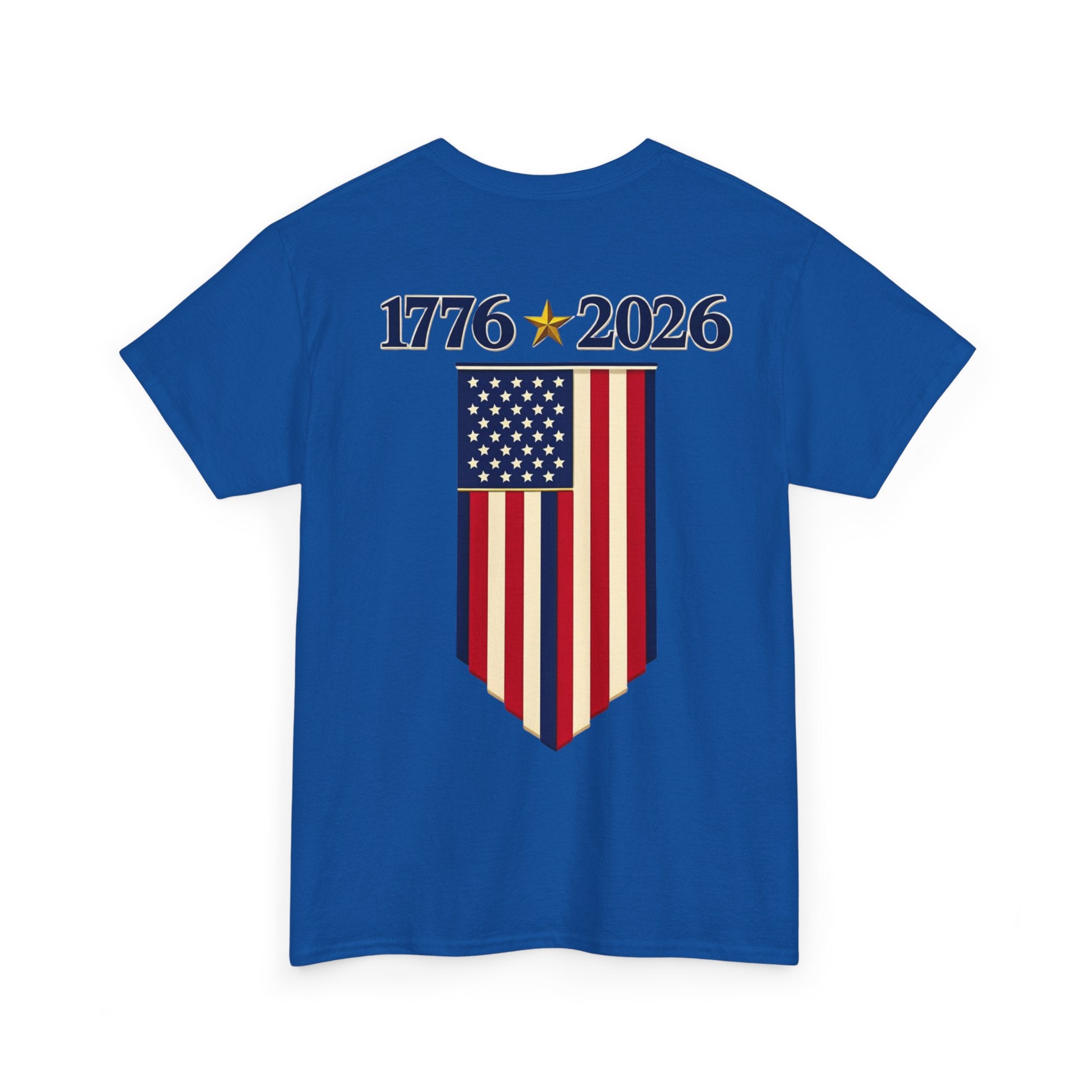 1776–2026 American Flag Anniversary Tee — Patriotic Independence Day Shirt
