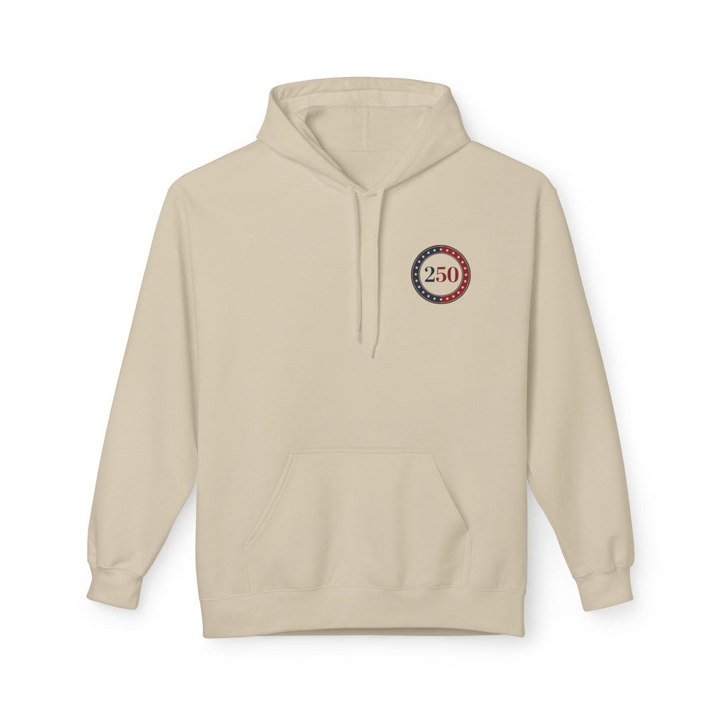 250th Anniversary American Flag Hoodie — 1776–2026 Patriotic USA Sweatshirt