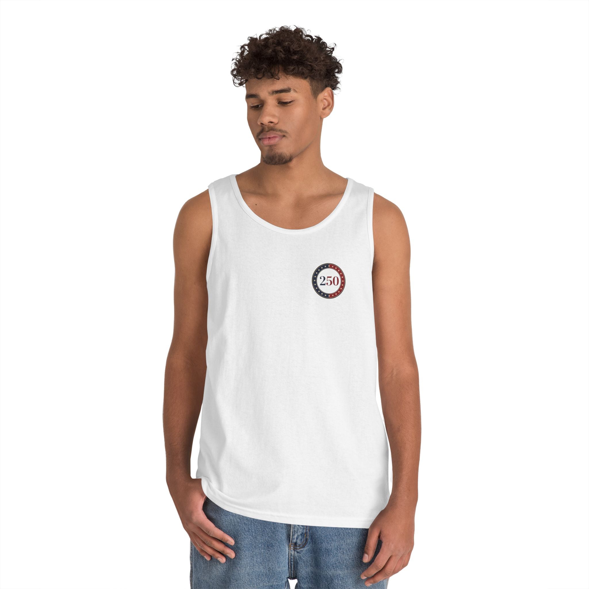 1776–2026 American Flag Tank Top — 250th USA Anniversary Patriotic Tank, Unisex