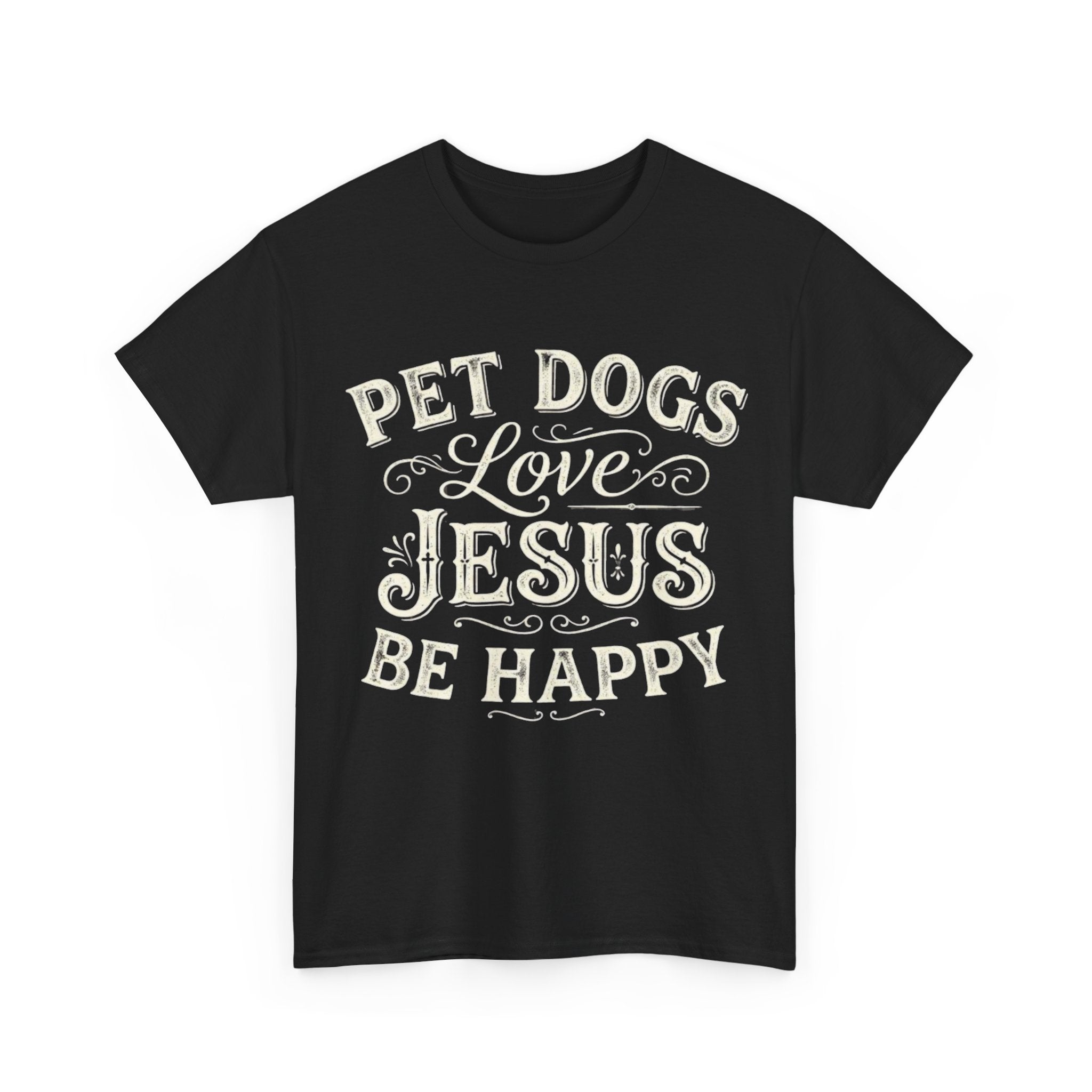 Pet Dogs Love Jesus Tee — Faith & Dog Lover Christian T-Shirt