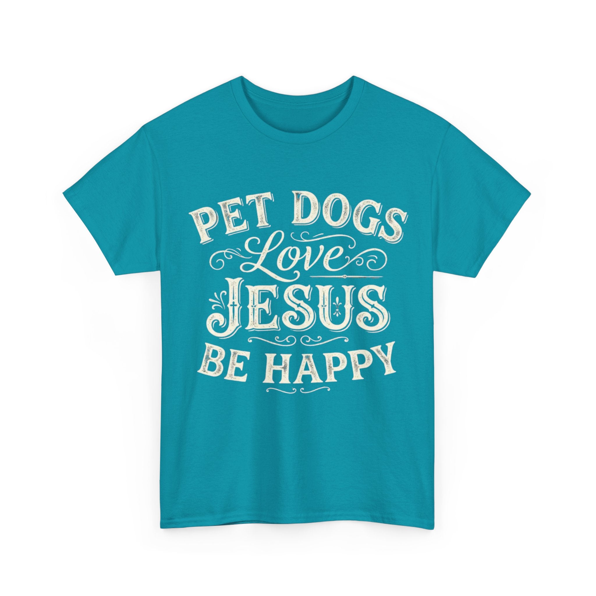 Pet Dogs Love Jesus Tee — Faith & Dog Lover Christian T-Shirt
