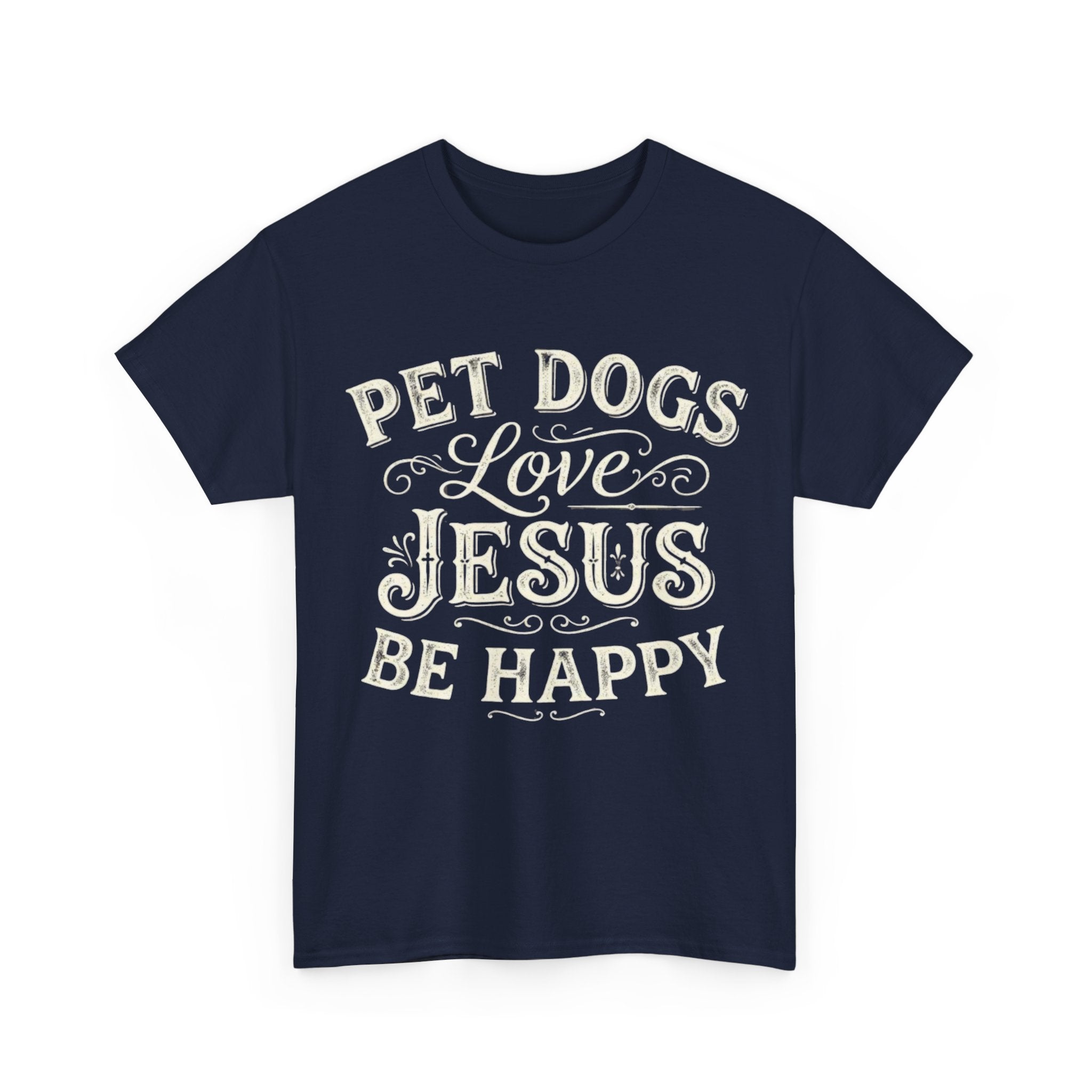 Pet Dogs Love Jesus Tee — Faith & Dog Lover Christian T-Shirt
