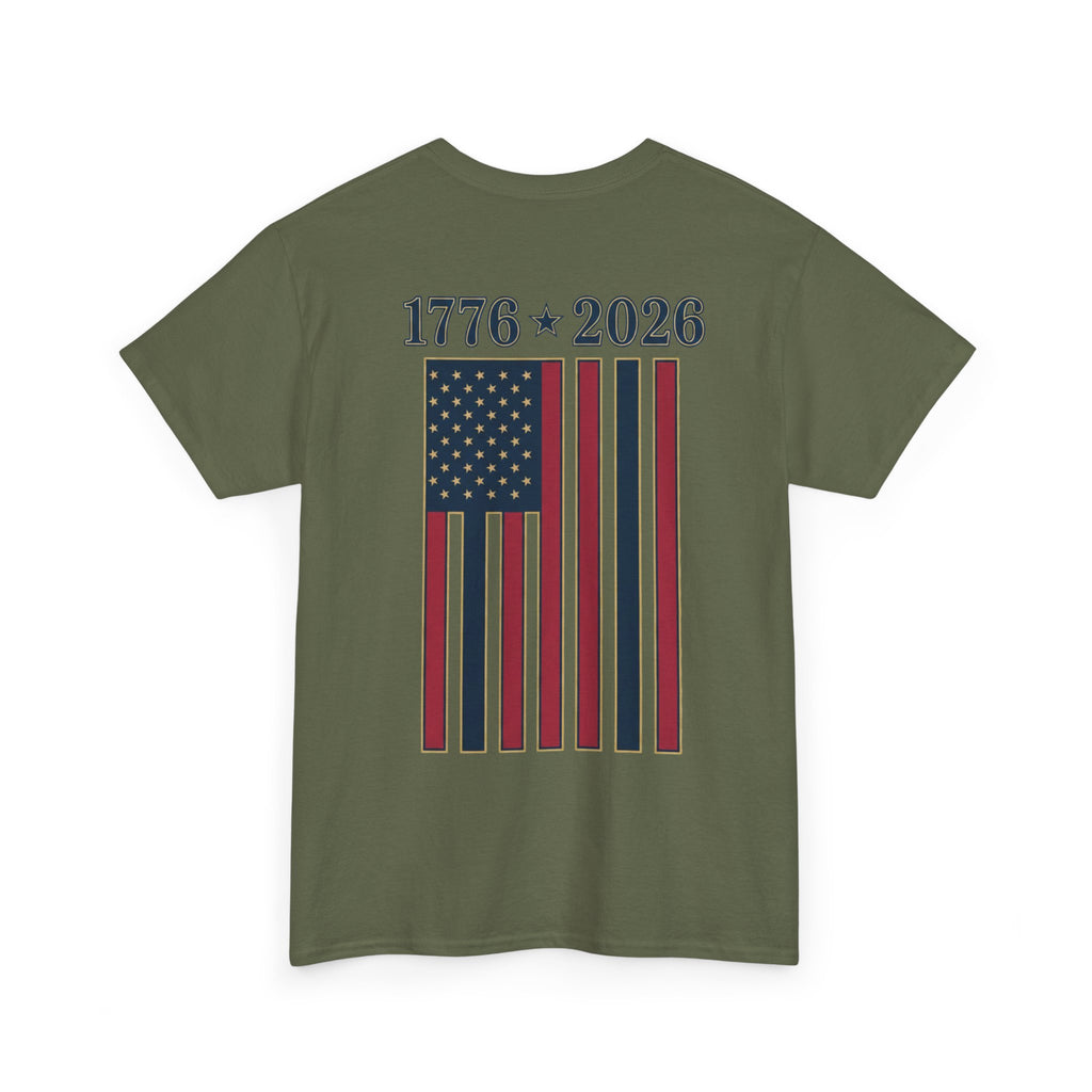 1776–2026 American Flag 250th Anniversary T-Shirt