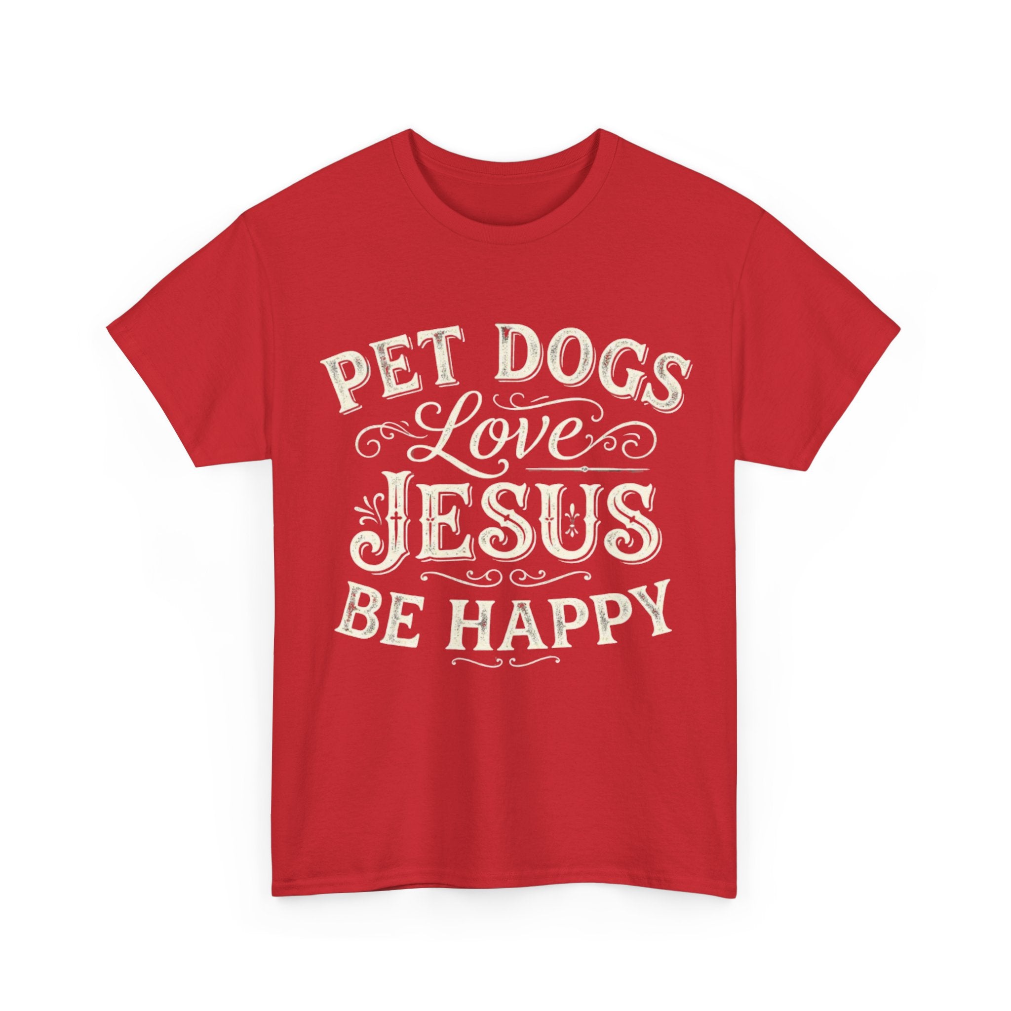 Pet Dogs Love Jesus Tee — Faith & Dog Lover Christian T-Shirt