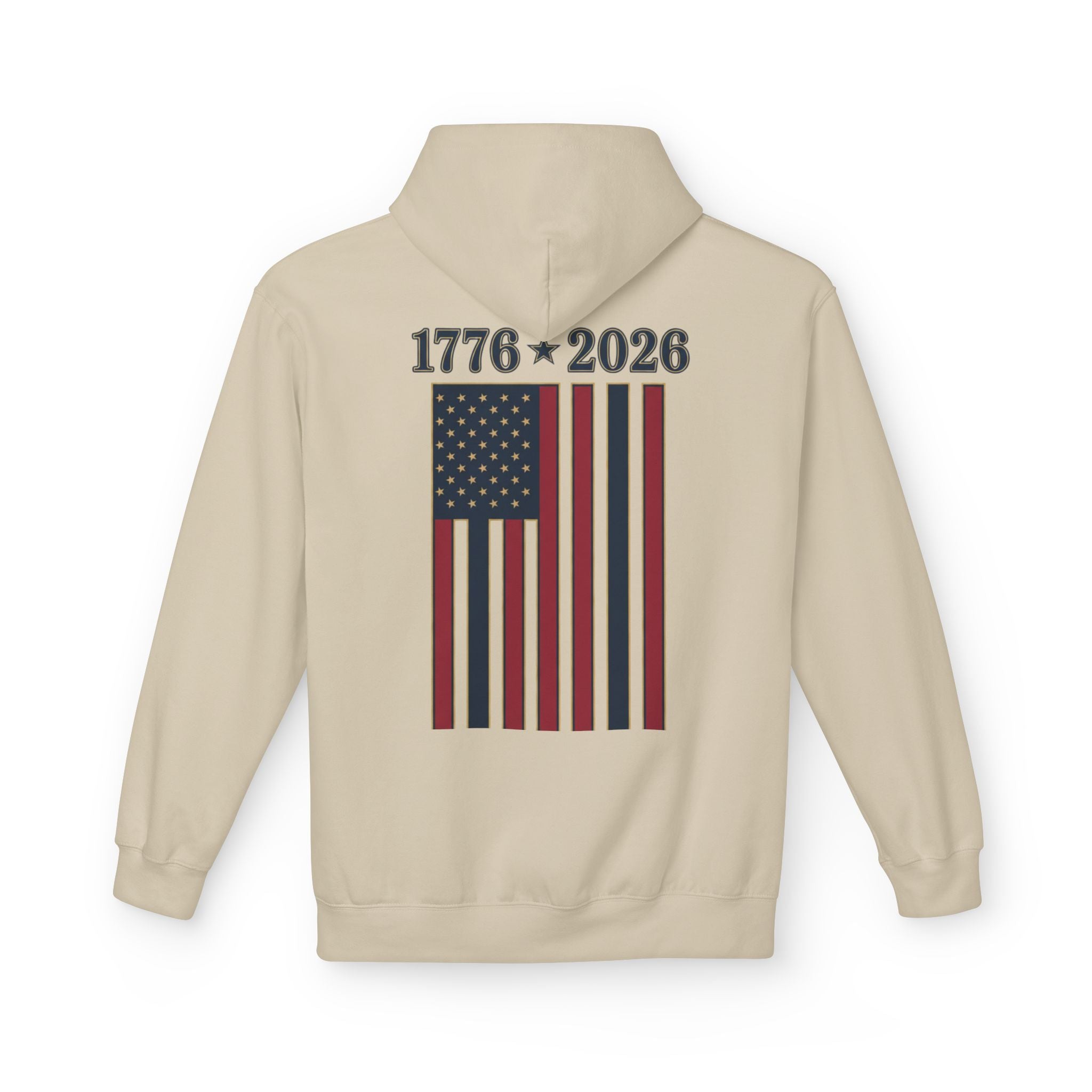 250th Anniversary American Flag Hoodie — 1776–2026 Patriotic USA Sweatshirt