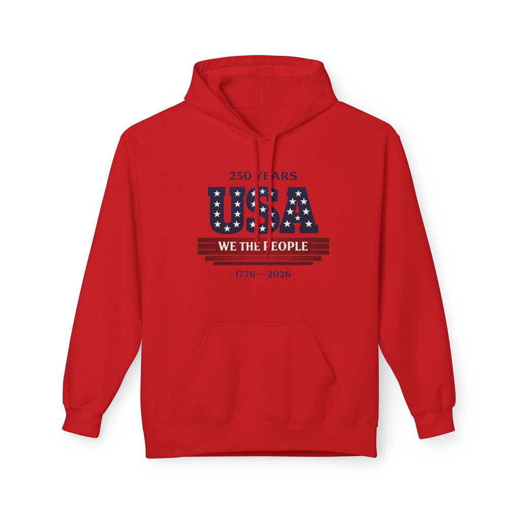 USA 250 Years Hoodie – "We the People" 1776-2026 Patriotic Sweatshirt