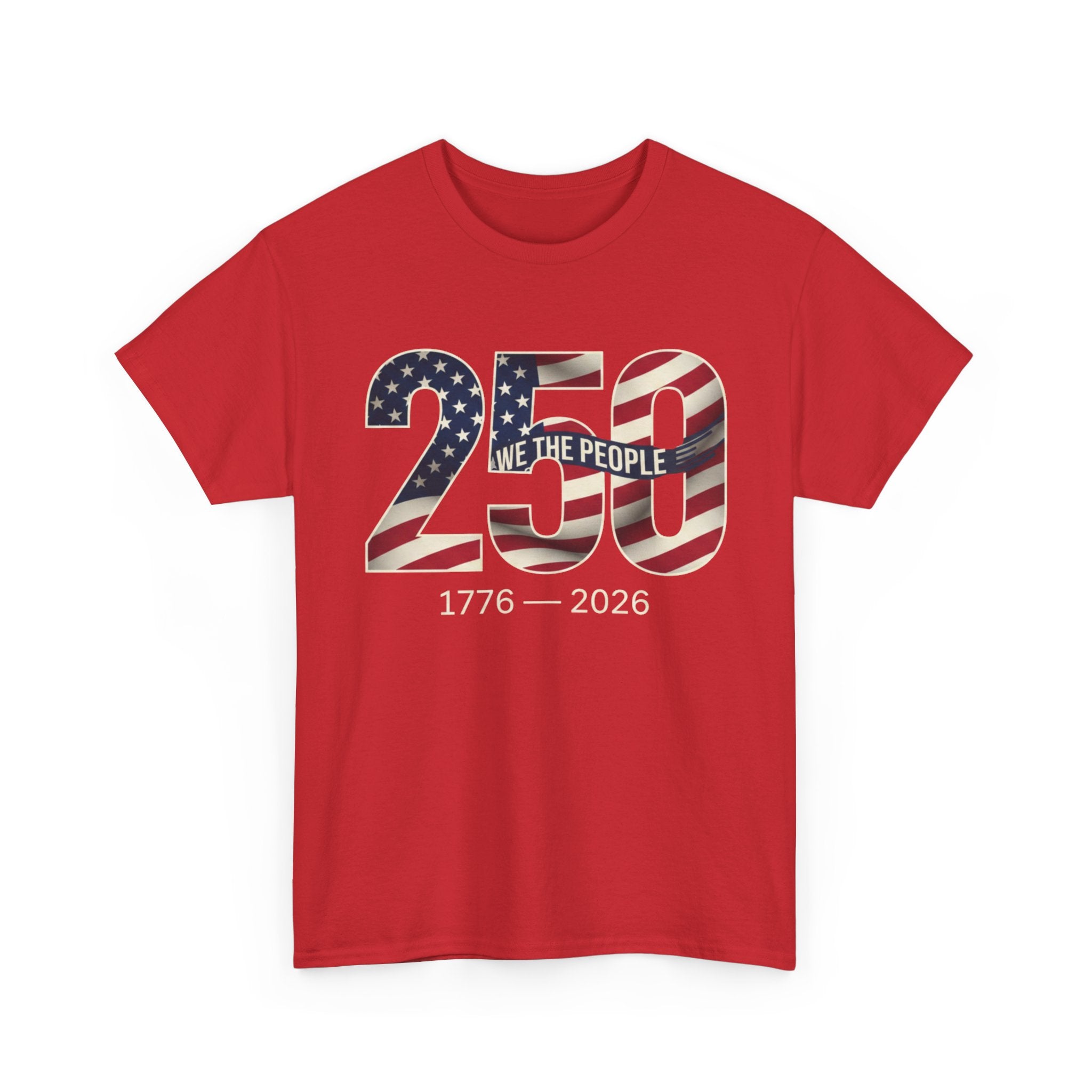 250 We The People American Flag T‑Shirt