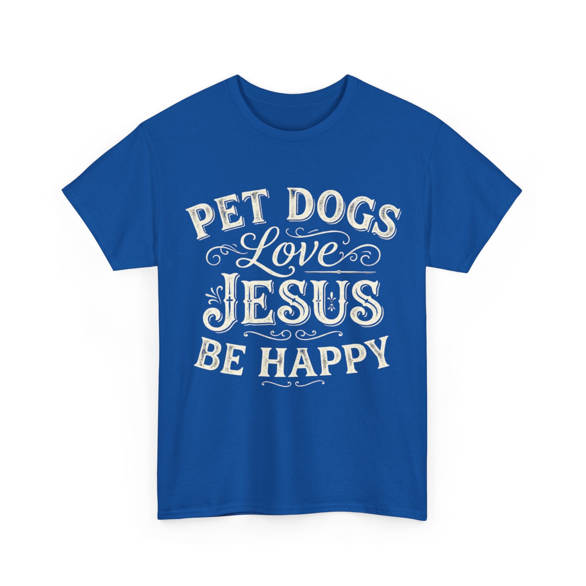 Pet Dogs Love Jesus Tee — Faith & Dog Lover Christian T-Shirt