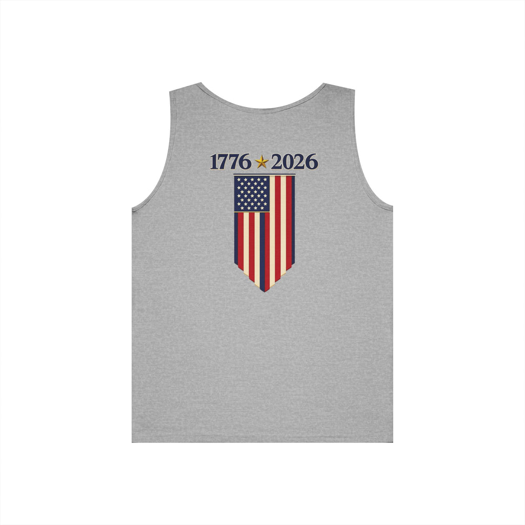 1776–2026 American Flag 250th Anniversary Patriotic Tank Top, Unisex