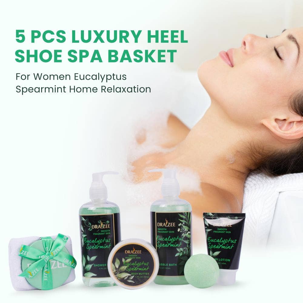 Gift for Mom  8 Pc Eucalyptus Spa Set, Gift Set for Women