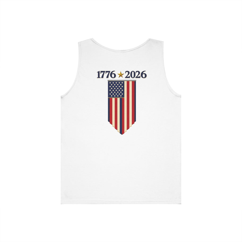 1776–2026 American Flag 250th Anniversary Patriotic Tank Top, Unisex