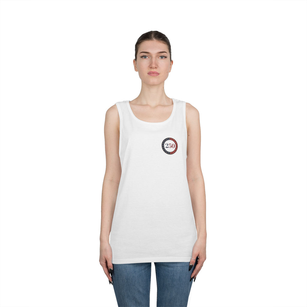 1776–2026 American Flag Tank Top — 250th USA Anniversary Patriotic Tank, Unisex