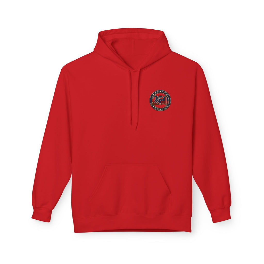 1776–2026 American Flag Hoodie — 250th Independence Anniversary Sweatshirt