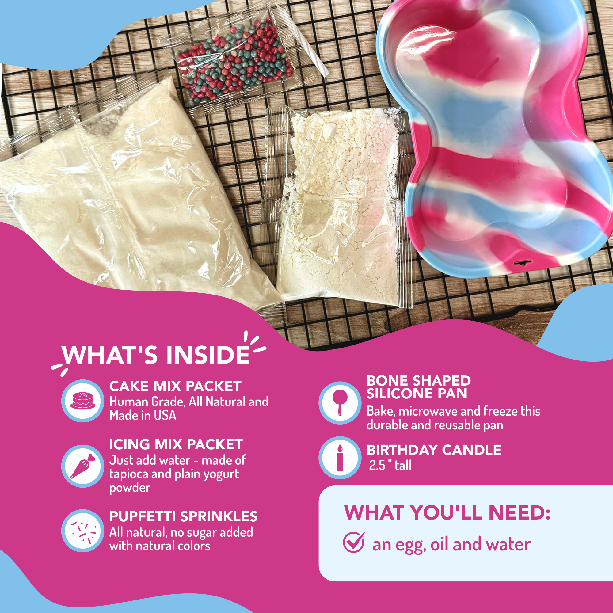 Dog Birthday Cake Kit