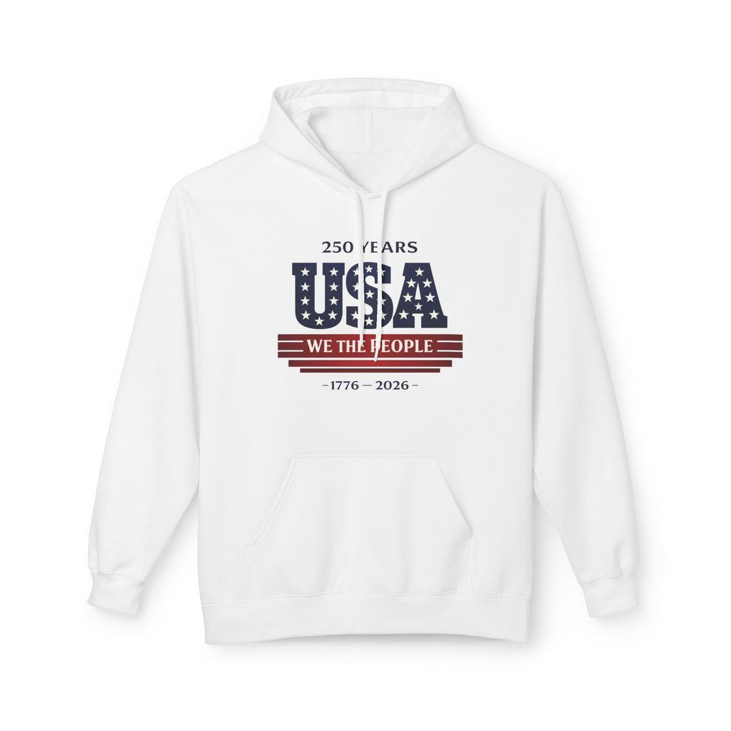 USA 250 Years Hoodie – "We the People" 1776-2026 Patriotic Sweatshirt